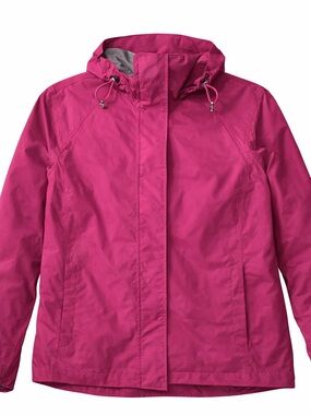 Lands' End Women's Hooded Jacket - Fuchsia
